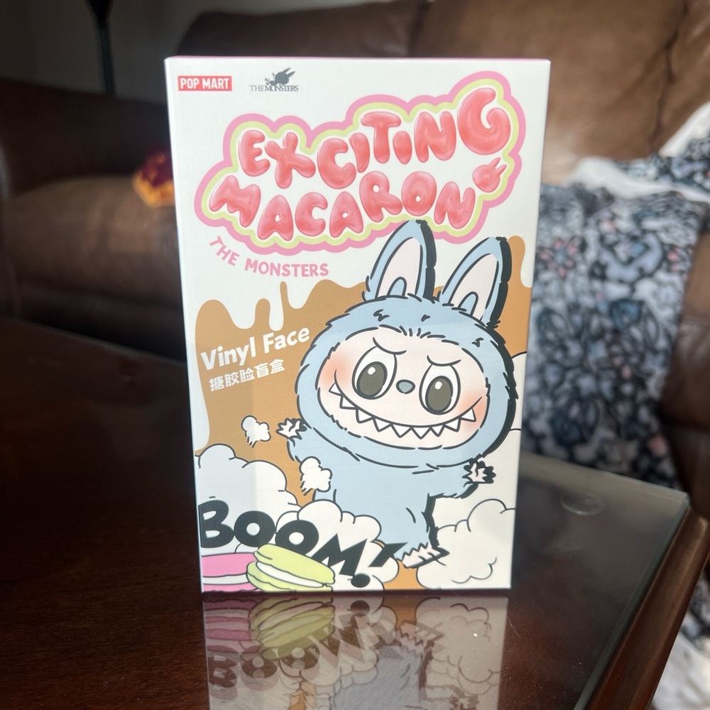 Pop Mart Exciting Macarons Vinyl Face Toy - soymilk